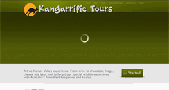 Desktop Screenshot of kangarrifictours.com